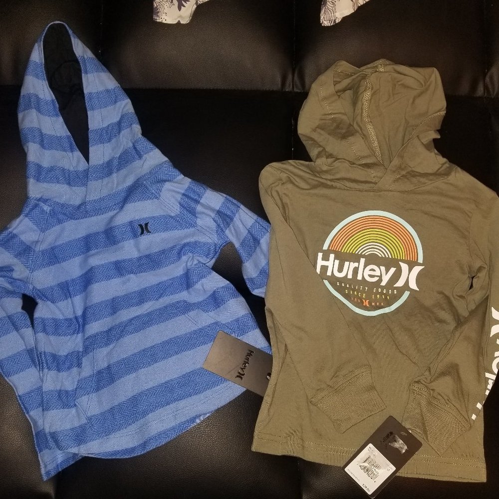 Hurley Toddler Long Sleeve Tee Bundle 3T - NWT